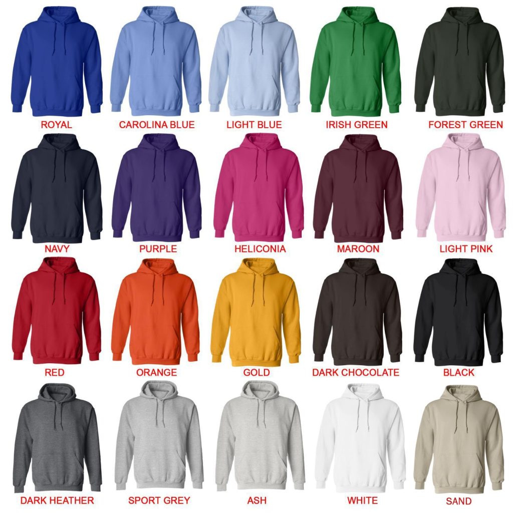 hoodie color chart - Iron Maiden Shop