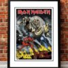 Iron Maiden Number of the Beast In Store Poster 1982 Framed Web - Iron Maiden Shop